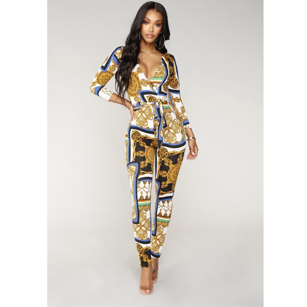 Printed jumpsuit